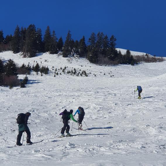 Versant du Soleil, espace Nordique