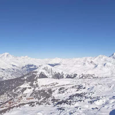 Panorama station de La Plagne