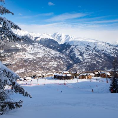 Village de La Plagne Montalbert en hiver