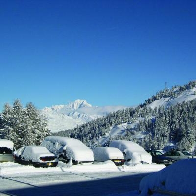 Parking enneigé La Plagne