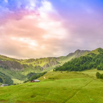 Les alpages de Prajourdan en été