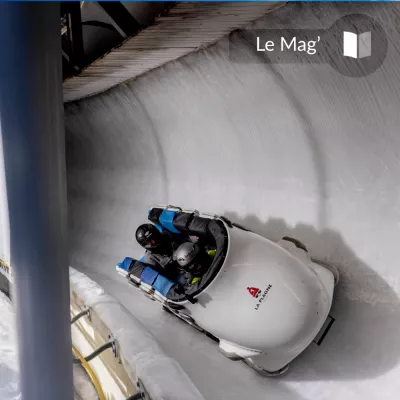 La piste de bobsleigh
