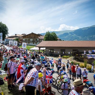 Passage du Tour de France sur les communes de La Plagne Tarentaise et Aime-la-Plagne