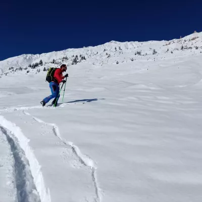 Ski de randonnée avec Jérémy Vibert