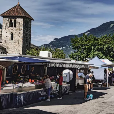 Marché d'Aime_Aime-la-Plagne