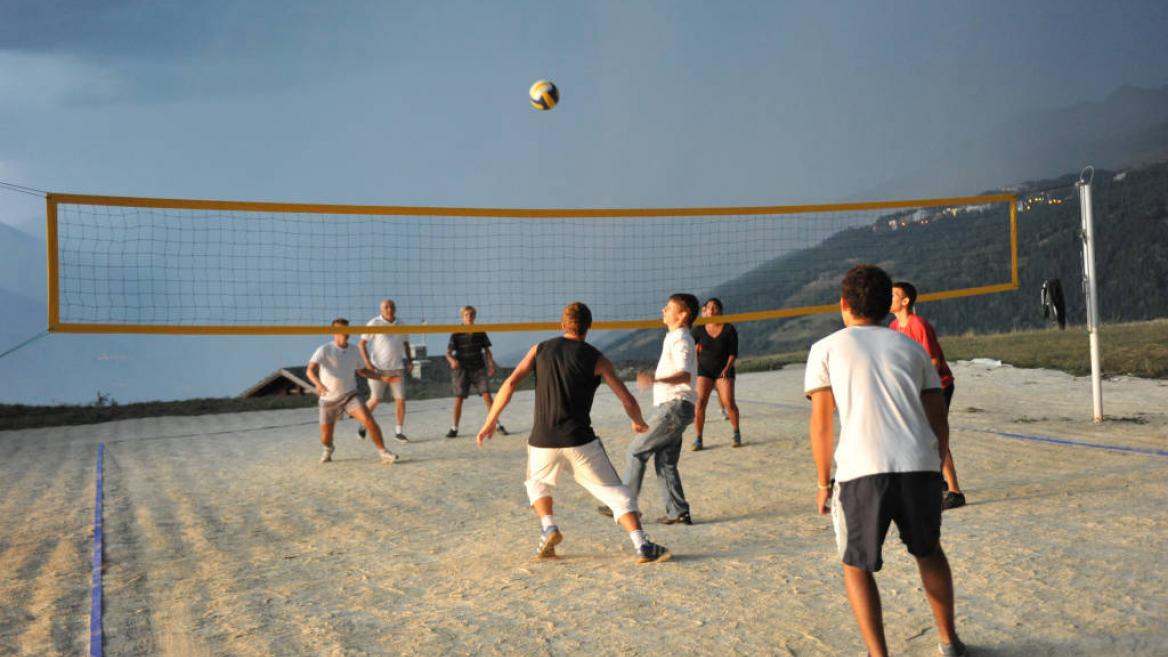 Terrain de volley