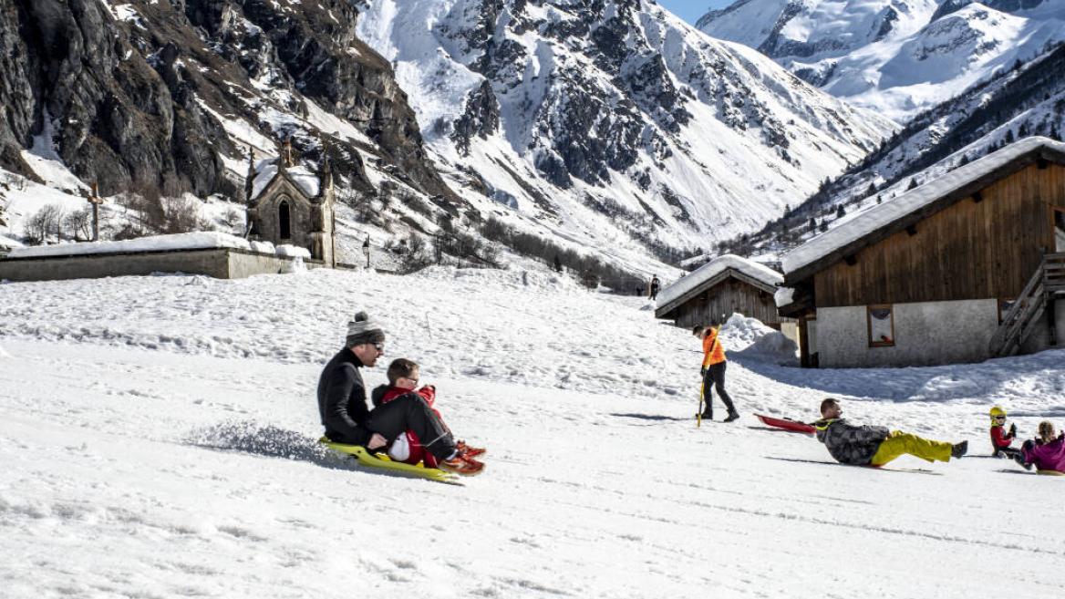 Piste de luge - Champagny le Haut