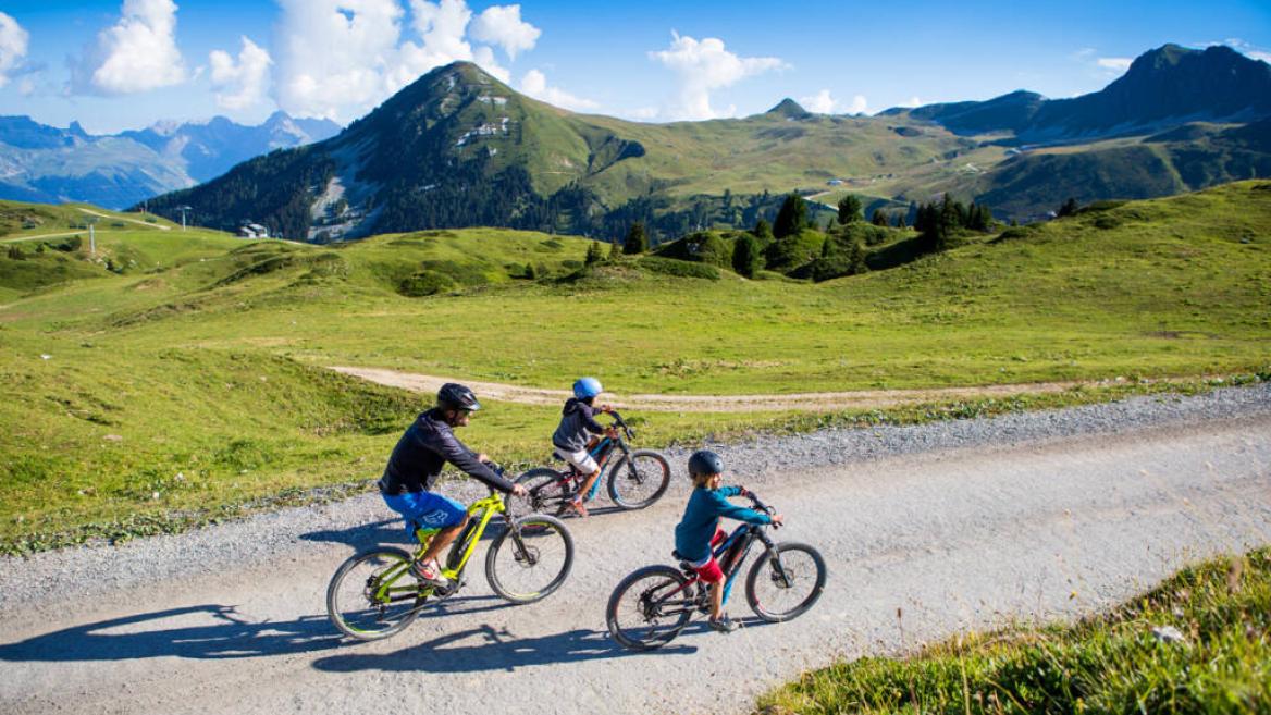 VTT à La Plagne