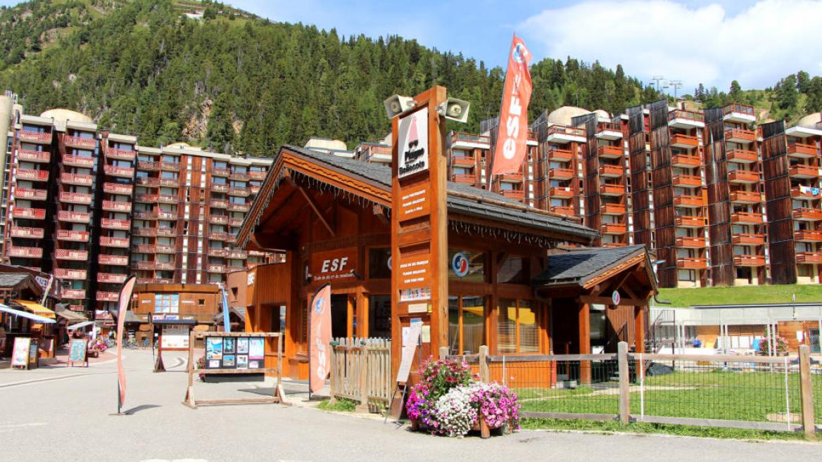 Bureaux ESF en été à Plagne Bellecôte