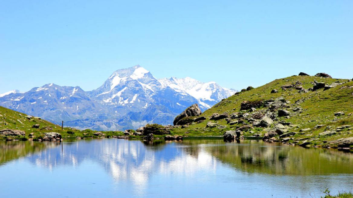 Vue sur le lac de Portette