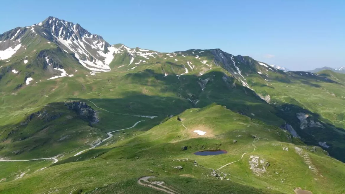 Col du Cormet d'Arêche vallée de la Plagne