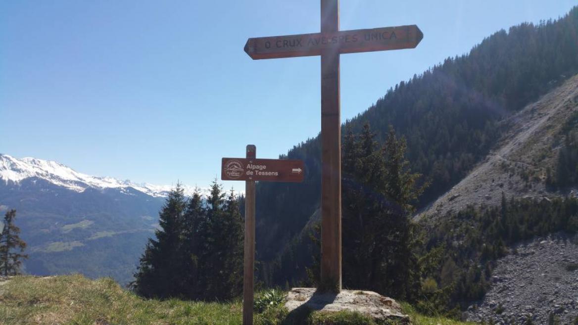 Sentier Le Chapieu de Tessens vallée de la Plagne