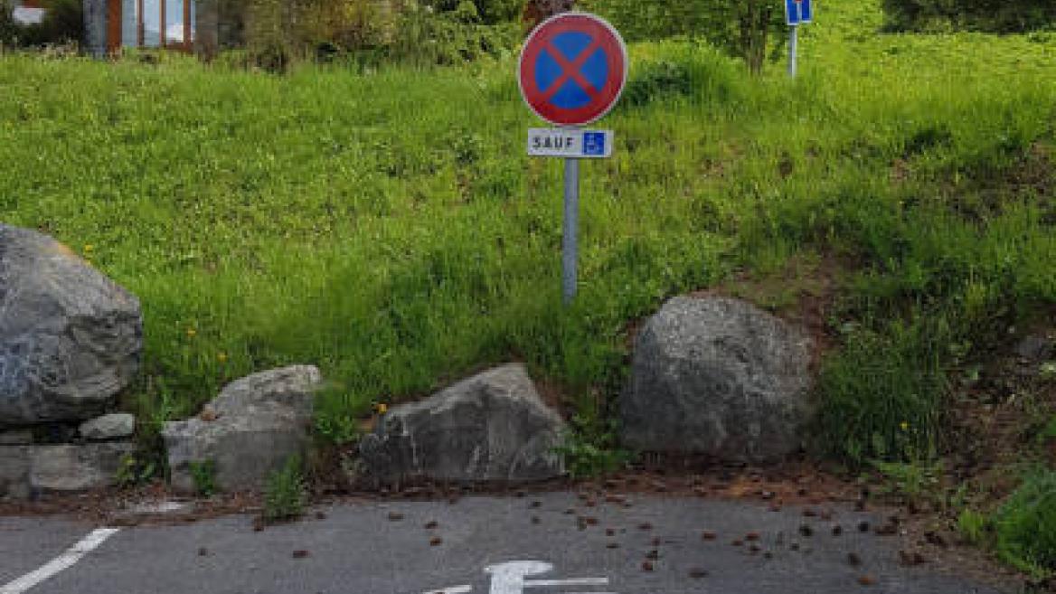 Place de parking handicapé