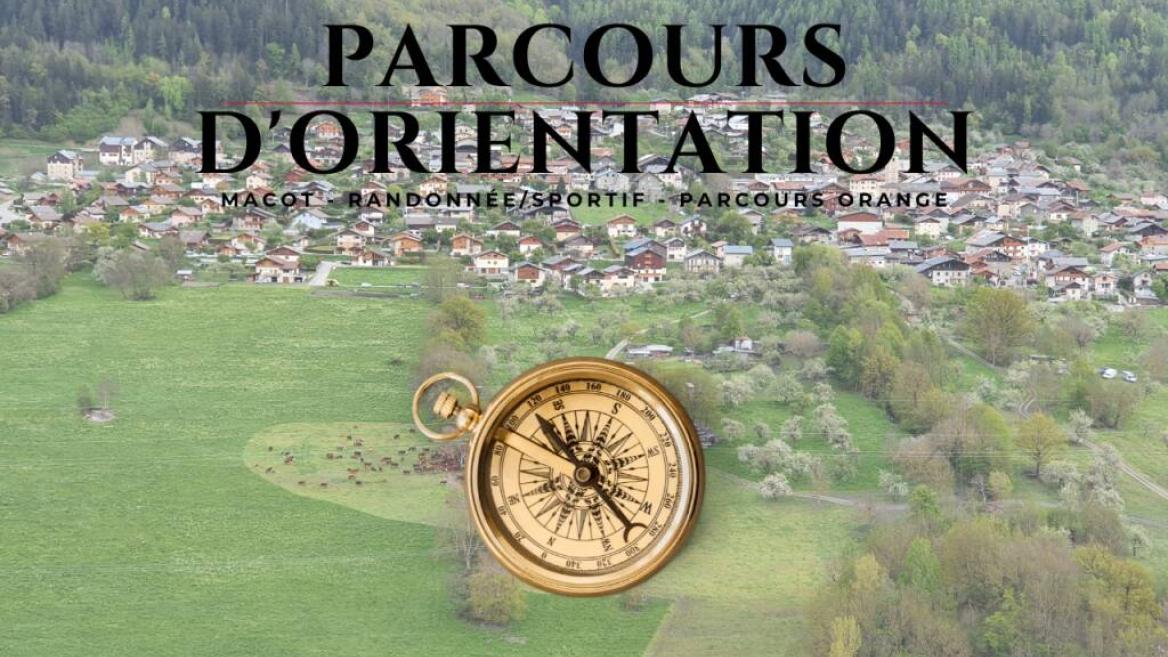 Parcours d'orientation randonnée et sportif sur Macot - parcours orange