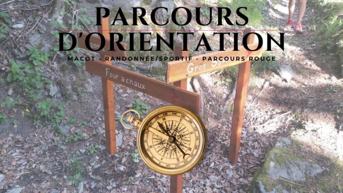 Parcours d'orientation randonnée et sportif sur Macot - parcours rouge