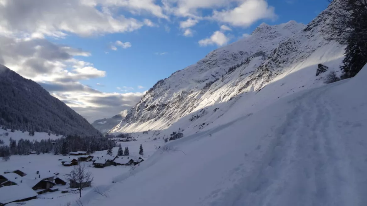 Itinéraire hiver des Teppes