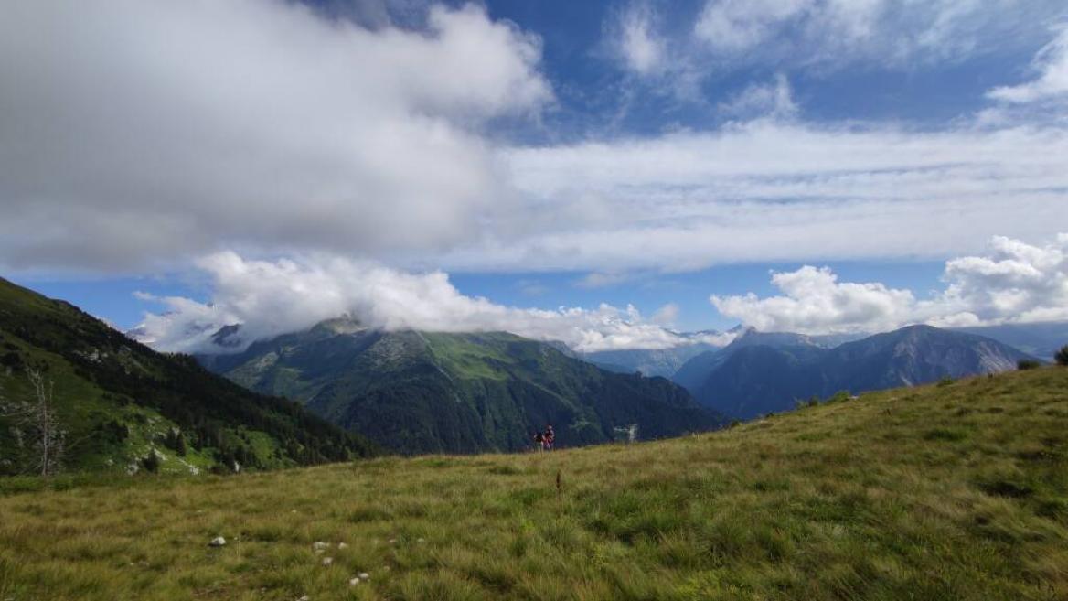 Décollage de parapente