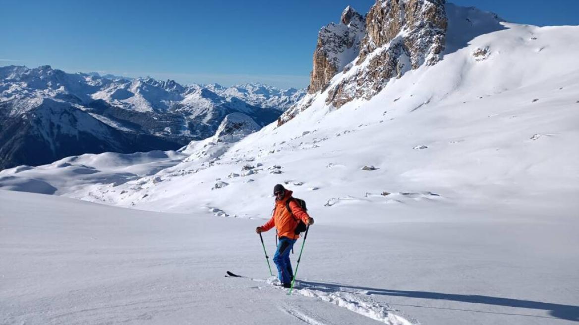 Ski de randonnée avec Jérémy Vibert