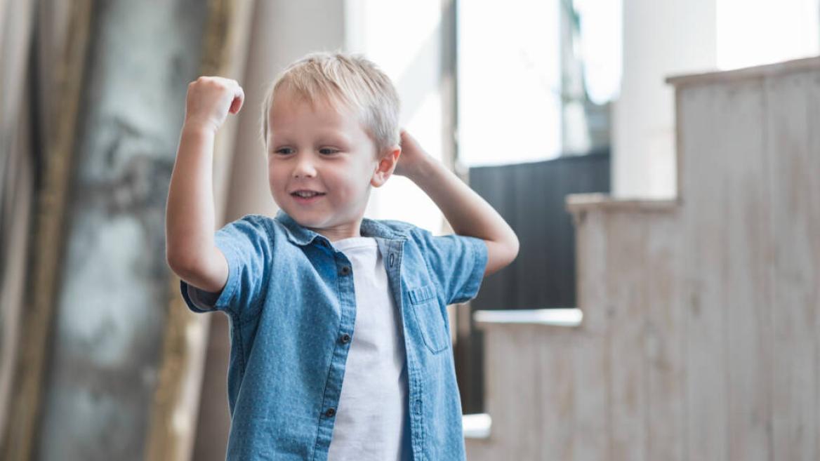 Enfant confiant