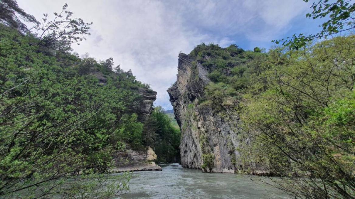 Passage vers le saut de la Pucelle