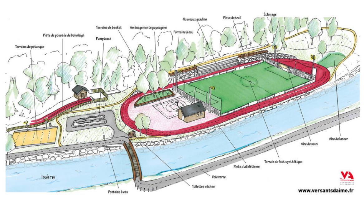 Plan du site de la Maladière