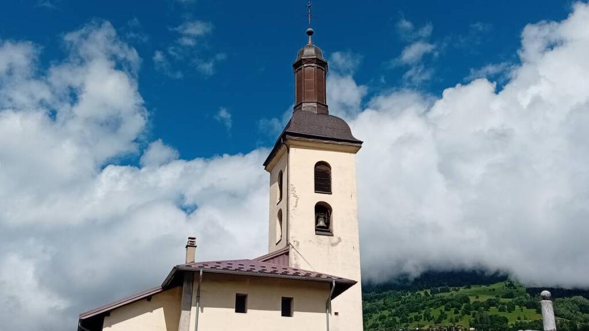 Nos enfants sont des anges à l'église St Laurent : Visite en Famille _La Plagne Tarentaise