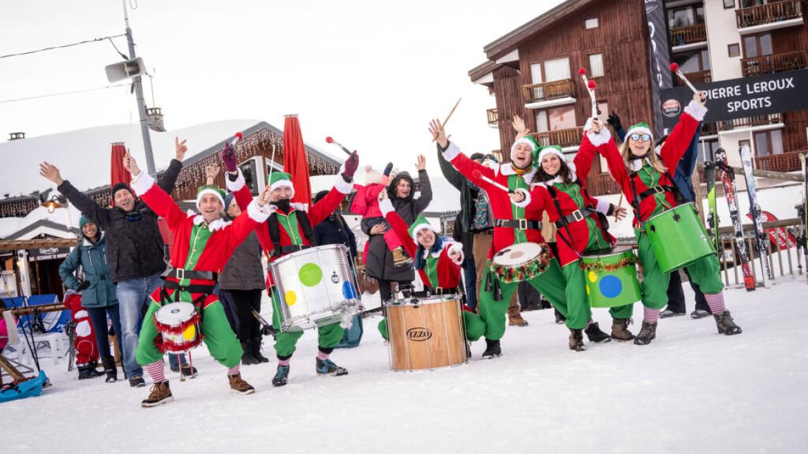 Batucada hivernale_Plagne-Montalbert