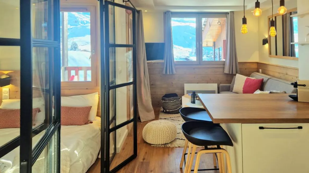 Le refuge de Belle-Plagne 