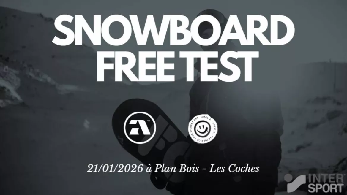 Snowborad test gratuit AMPLID / INTERSPORT La Plagne - Les Coches_Montchavin-les-Coches