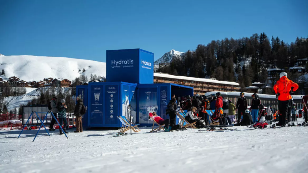 Tournée promotionnelle Hydratis_La Plagne