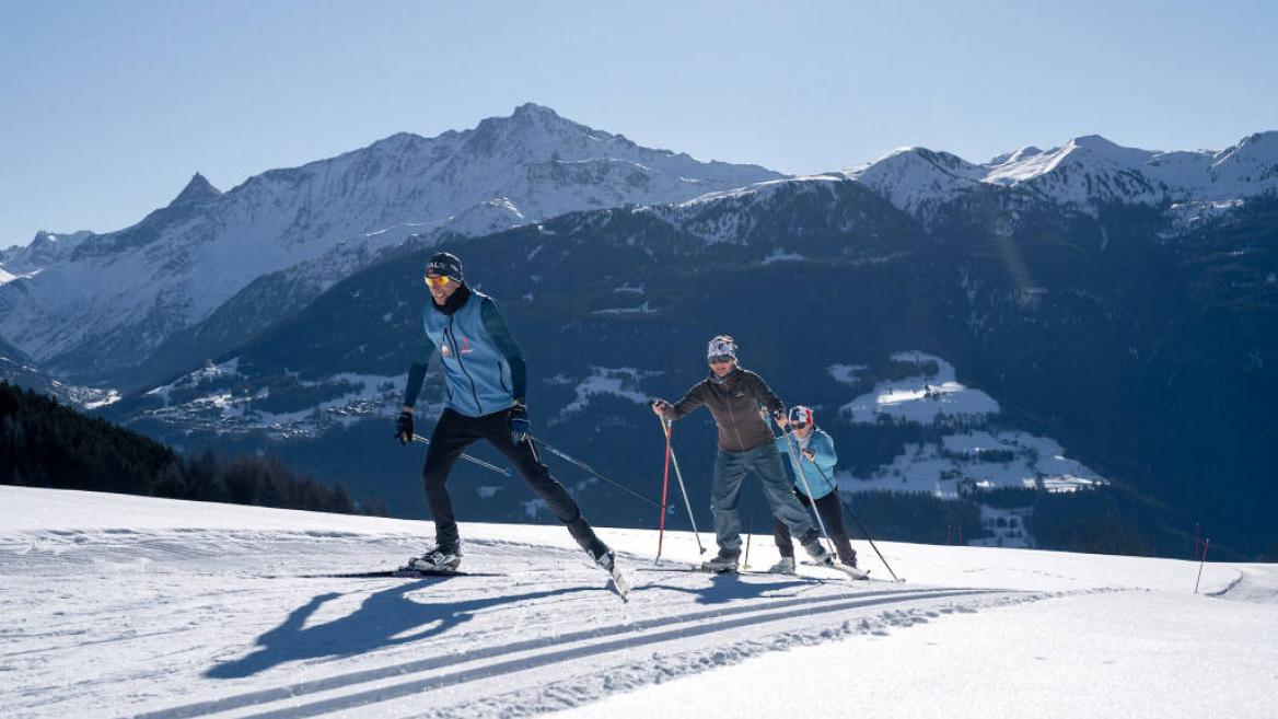 Ski de fond à la Plagne