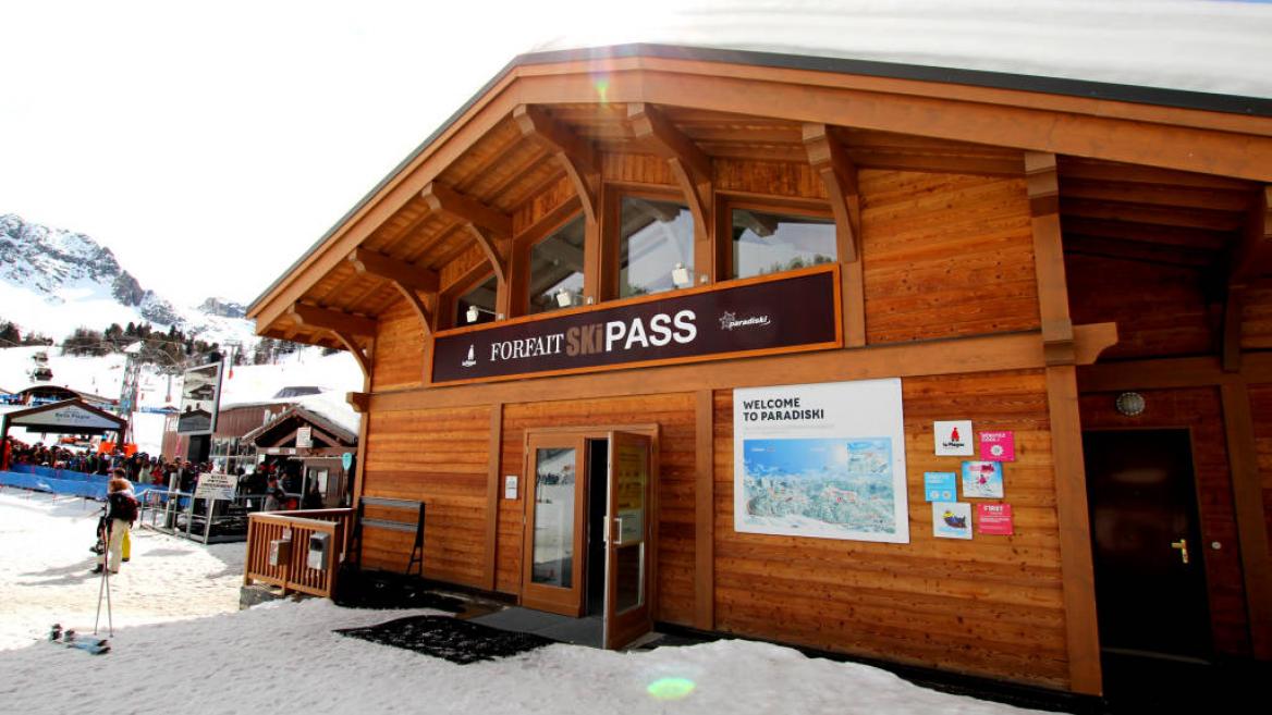 Caisses des remontées mécaniques Plagne Bellecôte