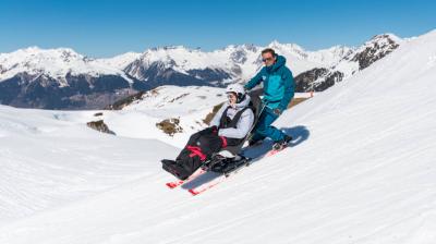 Oxygène La Plagne école de ski handiski taxiski