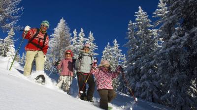 attitude raquette - Vallée de la Plagne