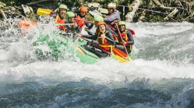 Rafting sur l'Isère pour les grands et les petits