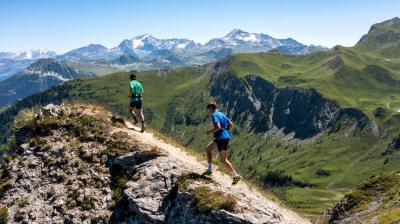 Trail à la Plagne