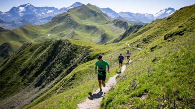 Trail à la Plagne