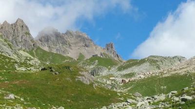 Vue refuge de la Balme vallée de la Plagne