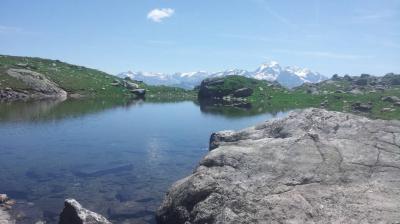 Lac de Portette vallée de la Plagne Lac de Portette vallée de la Plagne