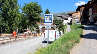 Aire de covoiturage à Montchavin