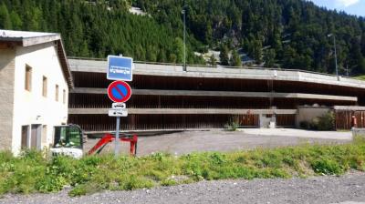 Arret navette Plagne Bellecote FRASSE