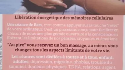 Séance d'Acess Bar Consciousness