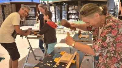 Atelier sculpture sur bois