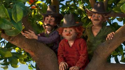 Le lion et les 3 brigands