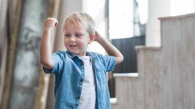 Enfant confiant