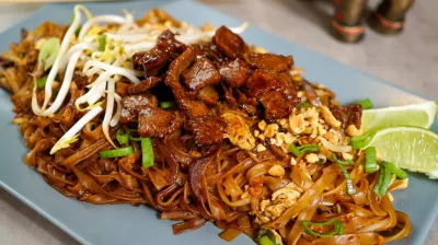 Repas pad thaï_Aime-la-Plagne