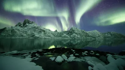 Projection In the starlight_Aime-la-Plagne