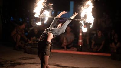 Spectacle de feu du 14 Juillet !_Montchavin-les-Coches