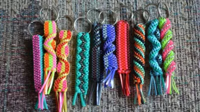 Atelier créatif I création de porte clé / scoubidous_Montchavin-les-Coches