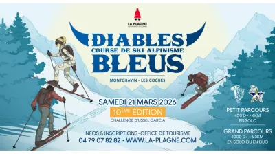 10e édition de la course de ski alpinisme "Les diables bleus"_Montchavin-les-Coches